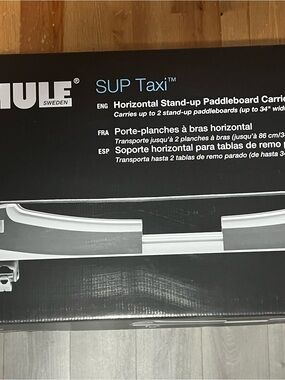 NIB Thule SUP 810001 XL Black/Silver Stand Up Paddleboard Rack